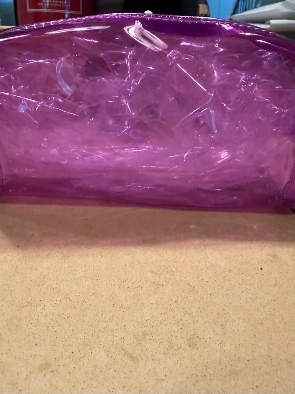 Target Beauty Womens Cosmetic Bag Purple NWT